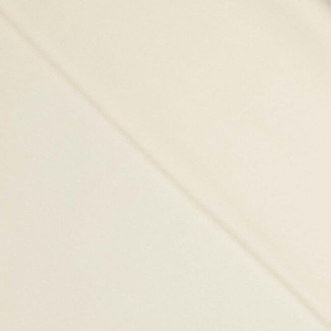 Stretchkatoen peach finish - ecru