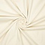 Stretchkatoen peach finish - ecru