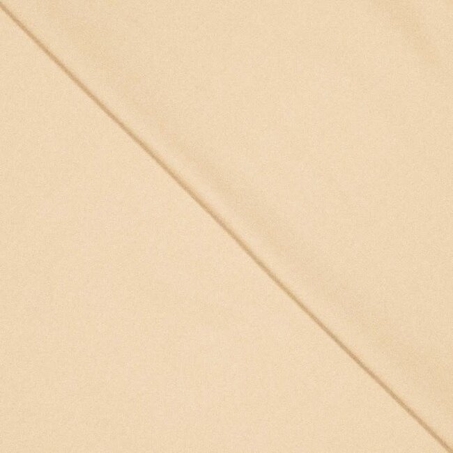 Stretchkatoen peach finish - croissant