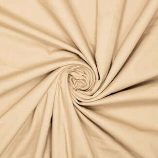 Stretchkatoen peach finish - croissant