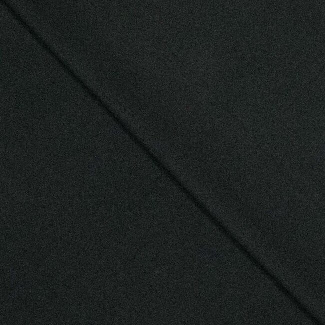 Stretchkatoen peach finish - zwart