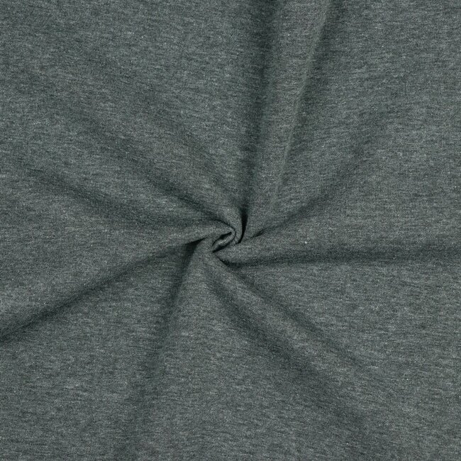 Sweaterstof - dark grey melange