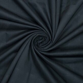 Stretchkatoen peach finish - marine