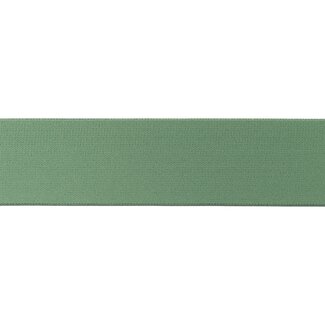 Zachte elastiek 40mm - oud groen