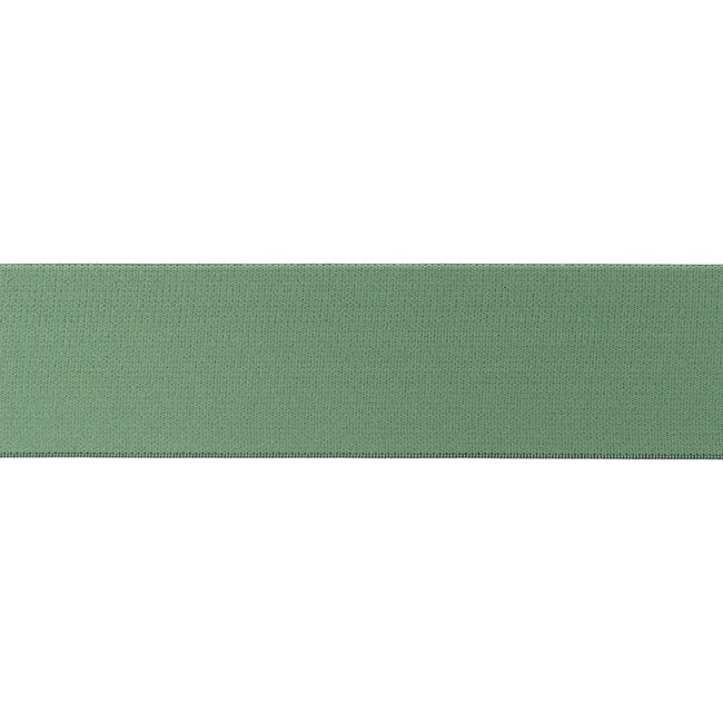 Zachte elastiek 40mm - oud groen