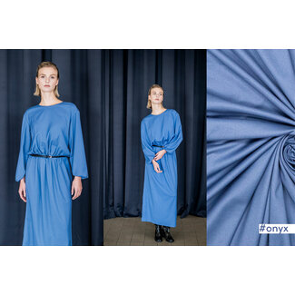 Fibremood Onyx - blauw soft twill