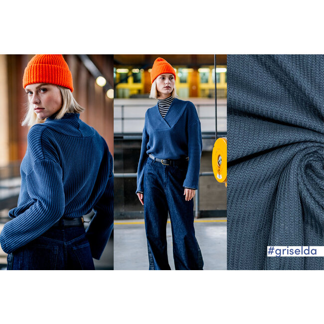 Knit co thick knitting - petrol