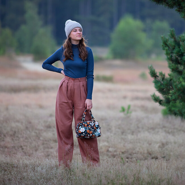 SYAS29 Duikerblauw - boordstof