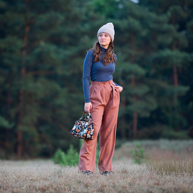 SYAS29 Duikerblauw - boordstof