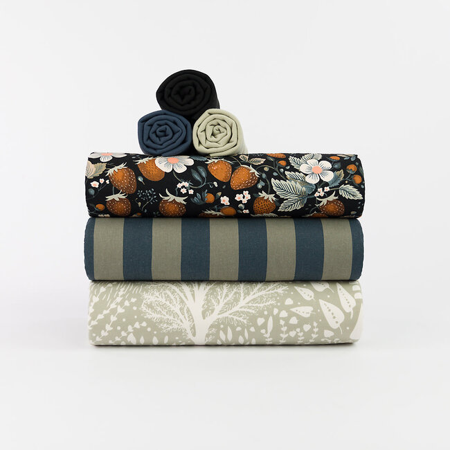 SYAS29 Agaat Grijsgroen - boordstof (wonderland)