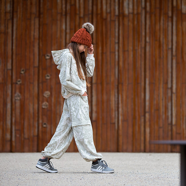 SYAS29 Agaat Grijsgroen - boordstof (wonderland)