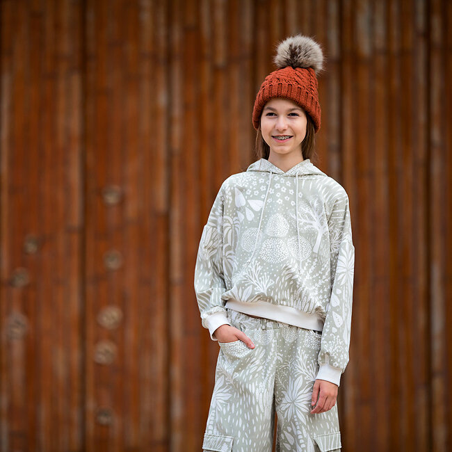 SYAS29 Agaat Grijsgroen - boordstof (wonderland)