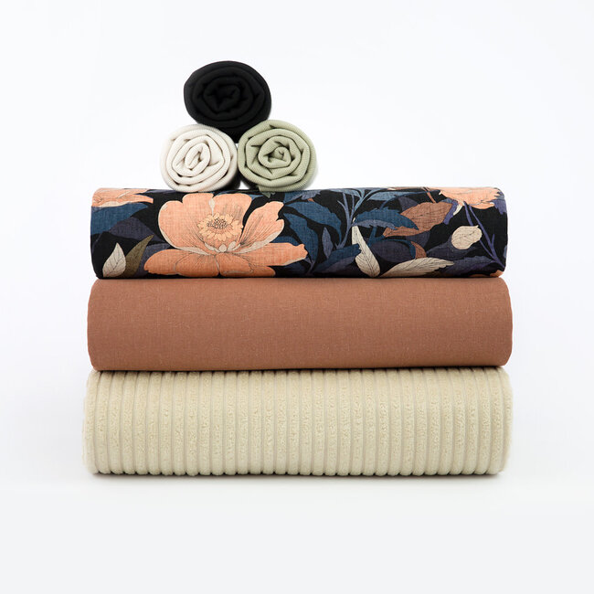 SYAS29 Corduroy brede rib - zandschelp