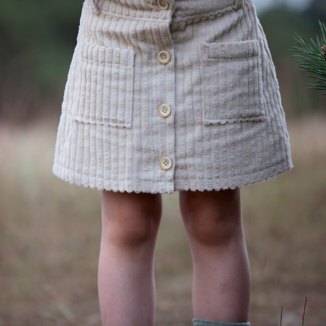 SYAS29 Corduroy brede rib - zandschelp