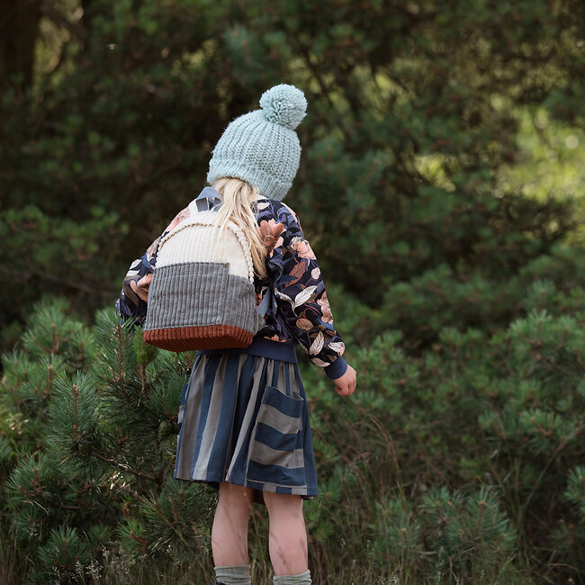 SYAS29 Corduroy brede rib - rokerig olijfgroen