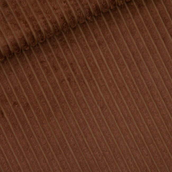 SYAS29 Corduroy brede rib - rustiekbruin