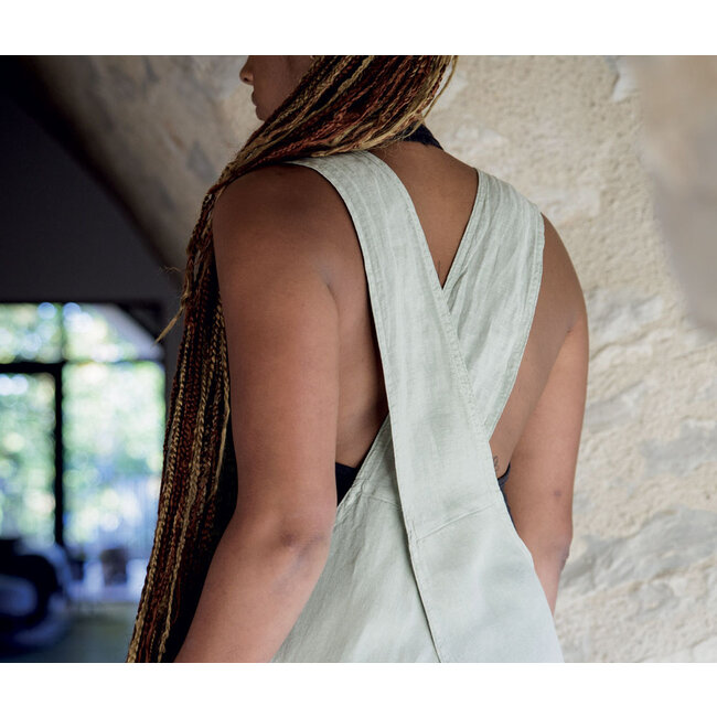 Japanse schort met borduurwerk