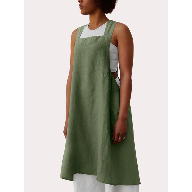 Japanse schort met borduurwerk