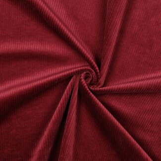 Washed corduroy stretch - bordeaux