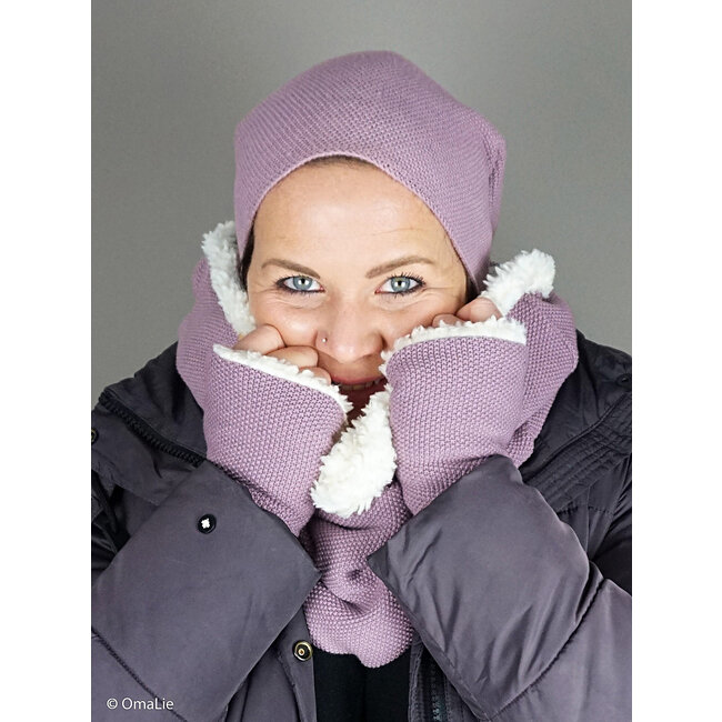 Elisa cotton knit - paars