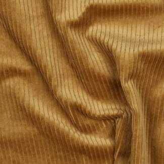 Washed corduroy stretch - mustard
