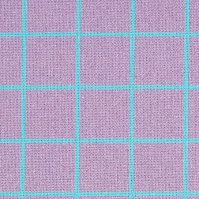 Happy checks paars - canvas