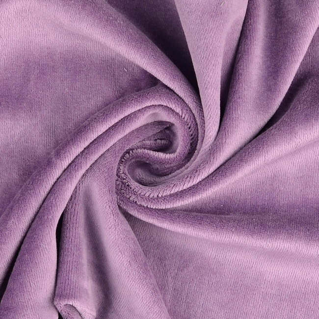 Nicky velours - paars