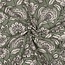 Canvas flowers - sage