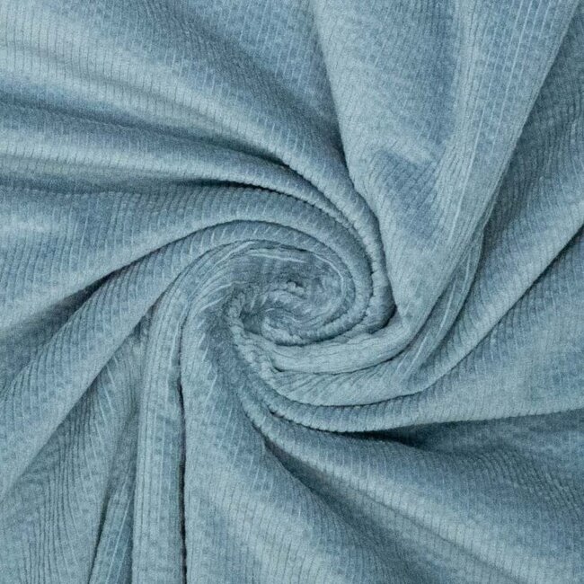 Washed corduroy stretch - indigo