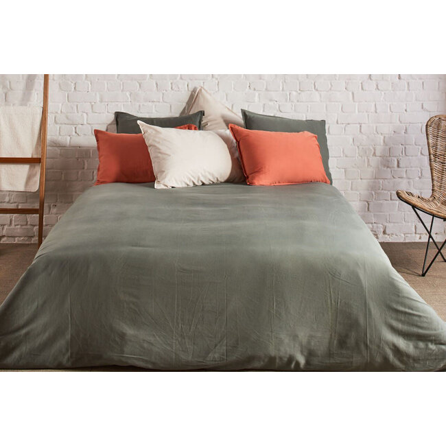 Brushed satijn - forest green