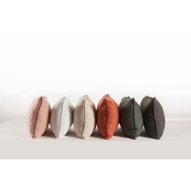 Brushed satijn - brick