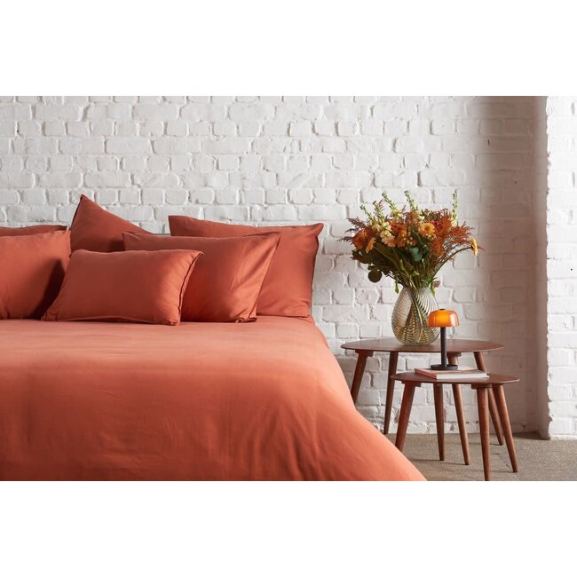 Brushed satijn - brick