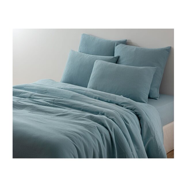 cocoon double gauze - water blue