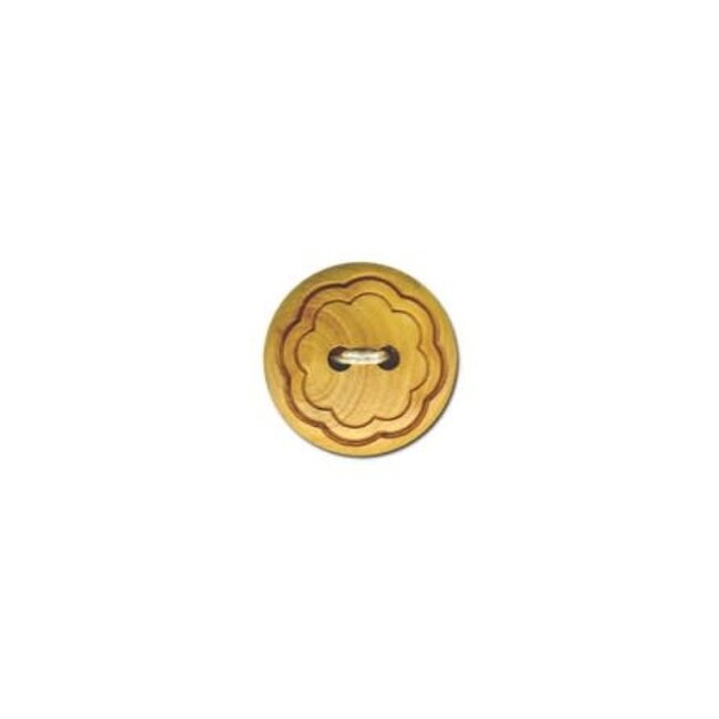 Houten bloemeknoop - 15mm