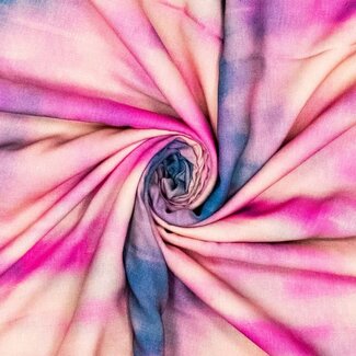 Blurry tie dye - viscose