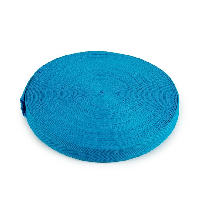 Fluor ribbon 30mm - turquoise