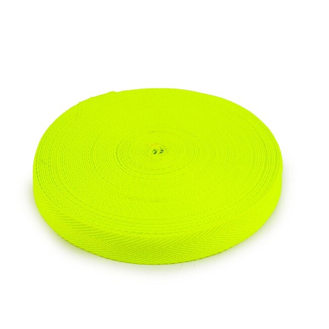Fluor ribbon 30mm - neon lemon