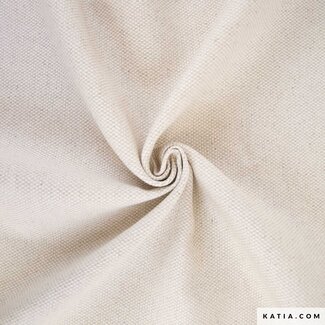 Katia Fabrics Linnen katoen canvas - natuur