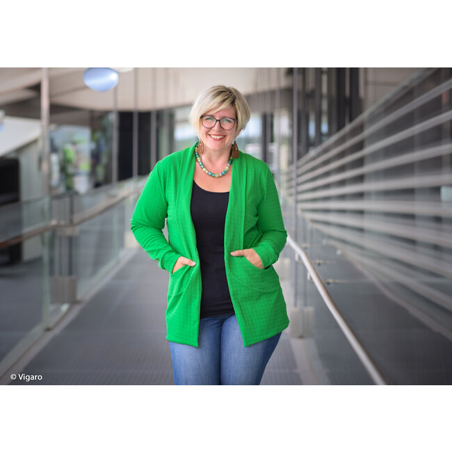 Lieme structuurtricot - gorgeous green