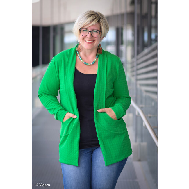 Lieme structuurtricot - gorgeous green