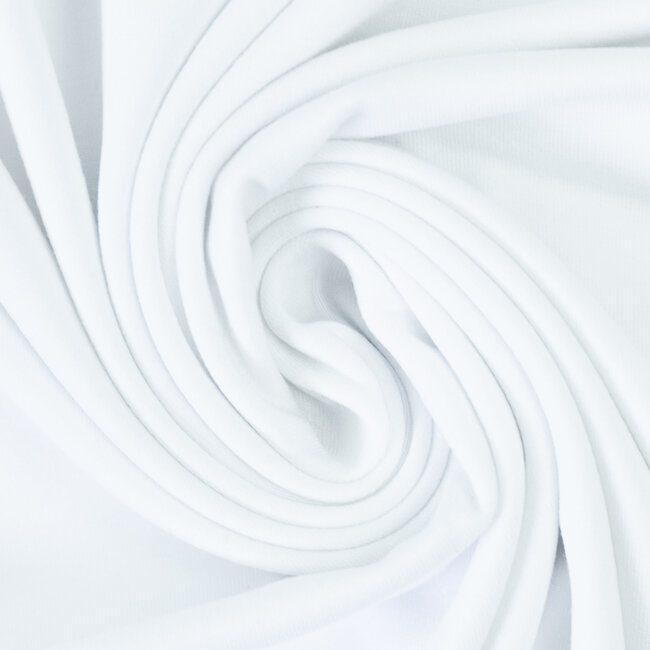 Selina viscosetricot - wit