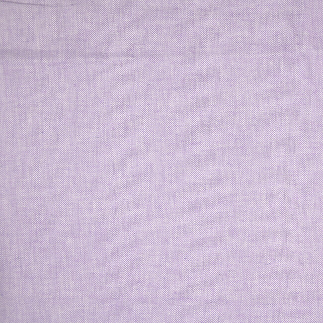 Linnen visgraat - lila