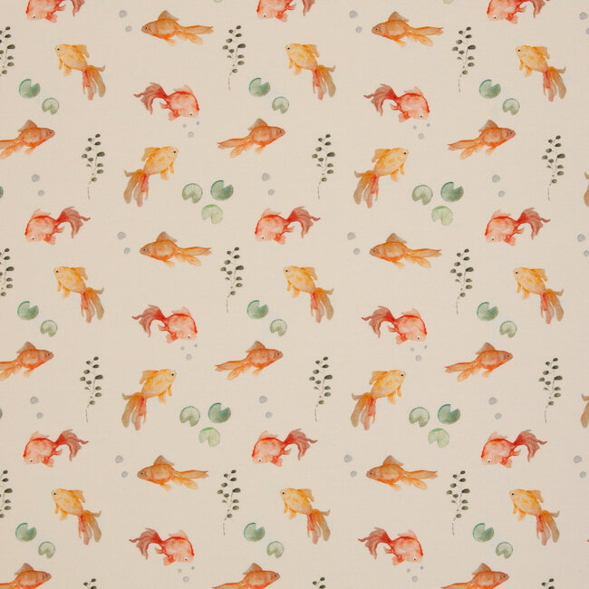 In the pond - katoentricot