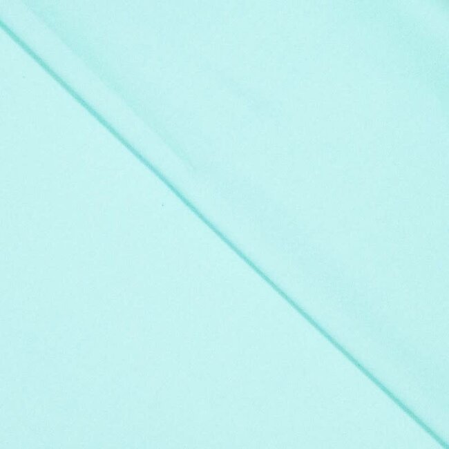 Stretchkatoen peach finish - turquoise