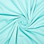 Stretchkatoen peach finish - turquoise