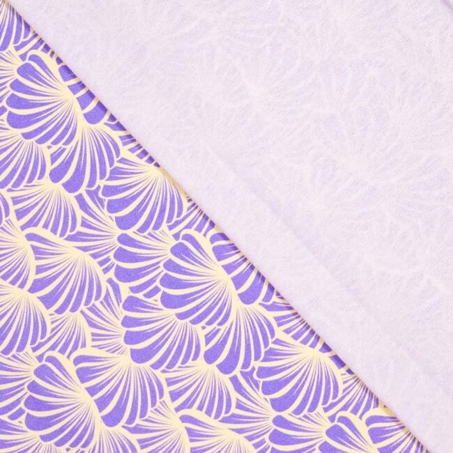 Ilja purple beachy shells - canvas