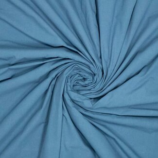 Stone washed poplin - dark denim