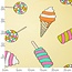 Yellow ice cream - summer sweat