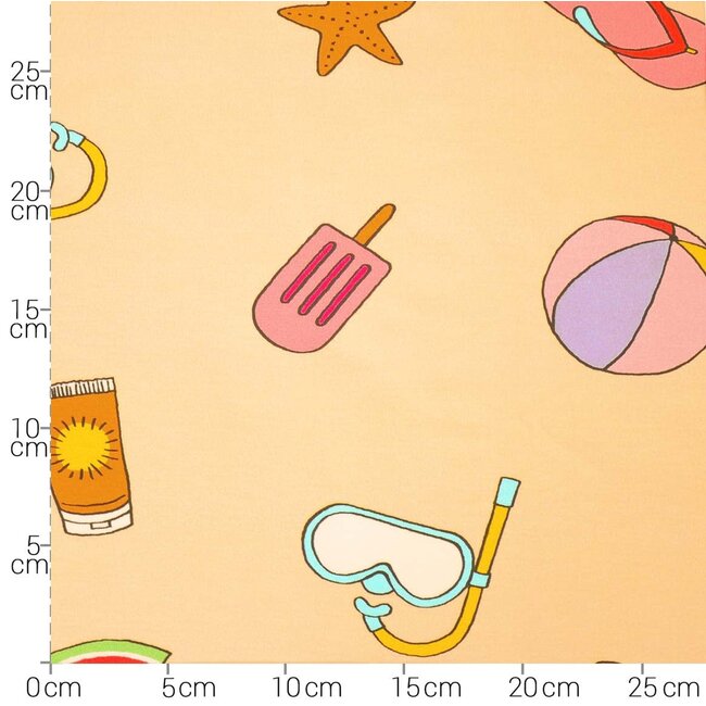 At the beach - summer sweat