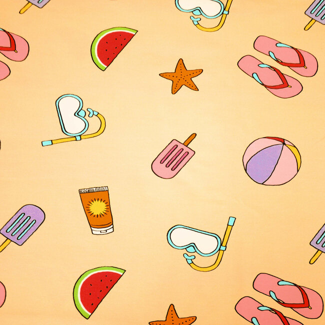 At the beach - summer sweat